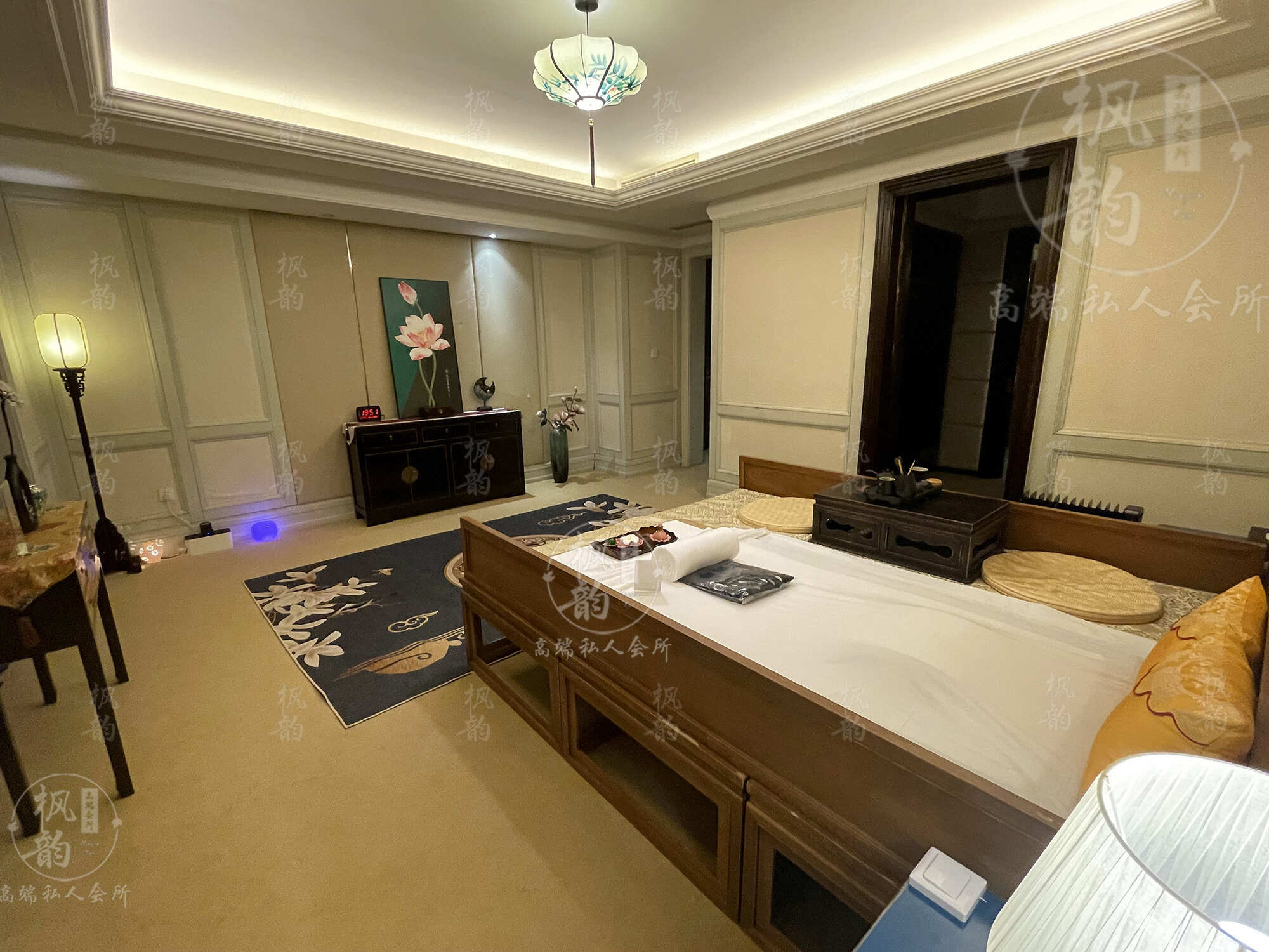 自贡天津渔阳鼓楼人气优选沐足会馆房间也很干净，舒适的spa体验